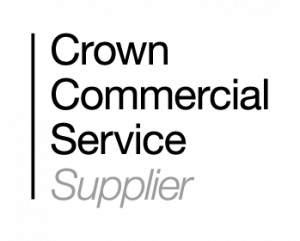 Crown Commercial Service (CCS) official supplier logo. Supporting public sectors in procuring safeguarding and pre-employment checks.